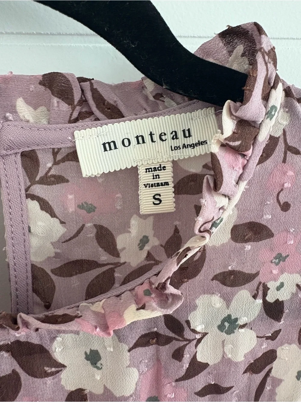 Monteau print soft pink