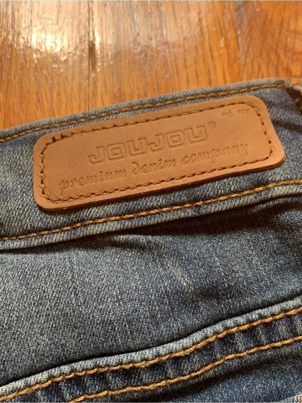 Vintage Y2K JouJou Skinny distressed Jeans with rhinestones size 1