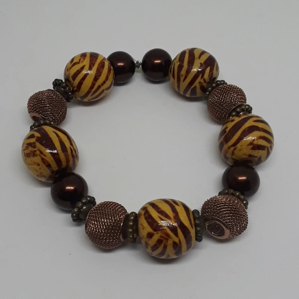 Handmade beaded stretch