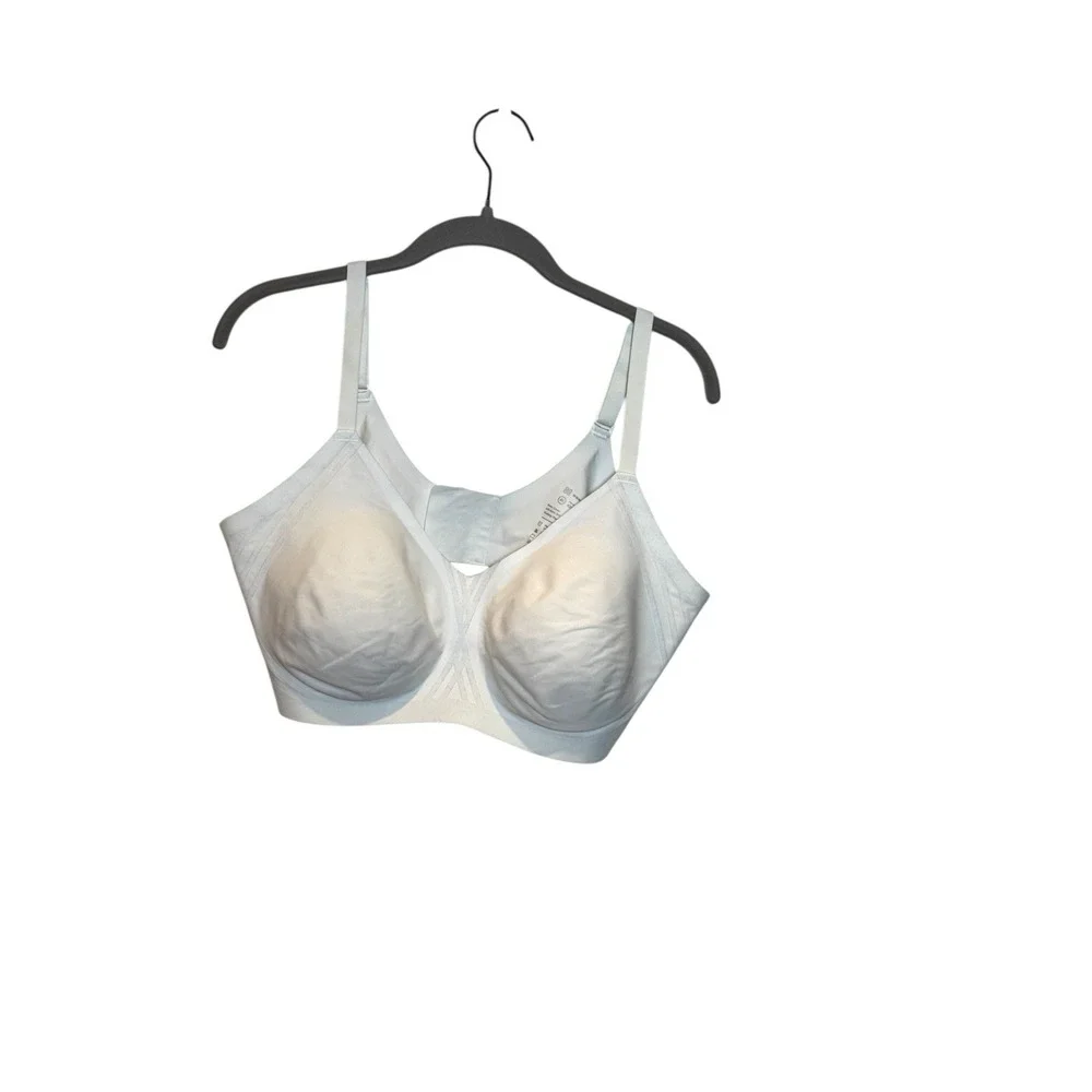 HONEYLOVE Size 2X‎ Nude/White Silhouette T-Shirt Comfort Mesh Wireless Bra