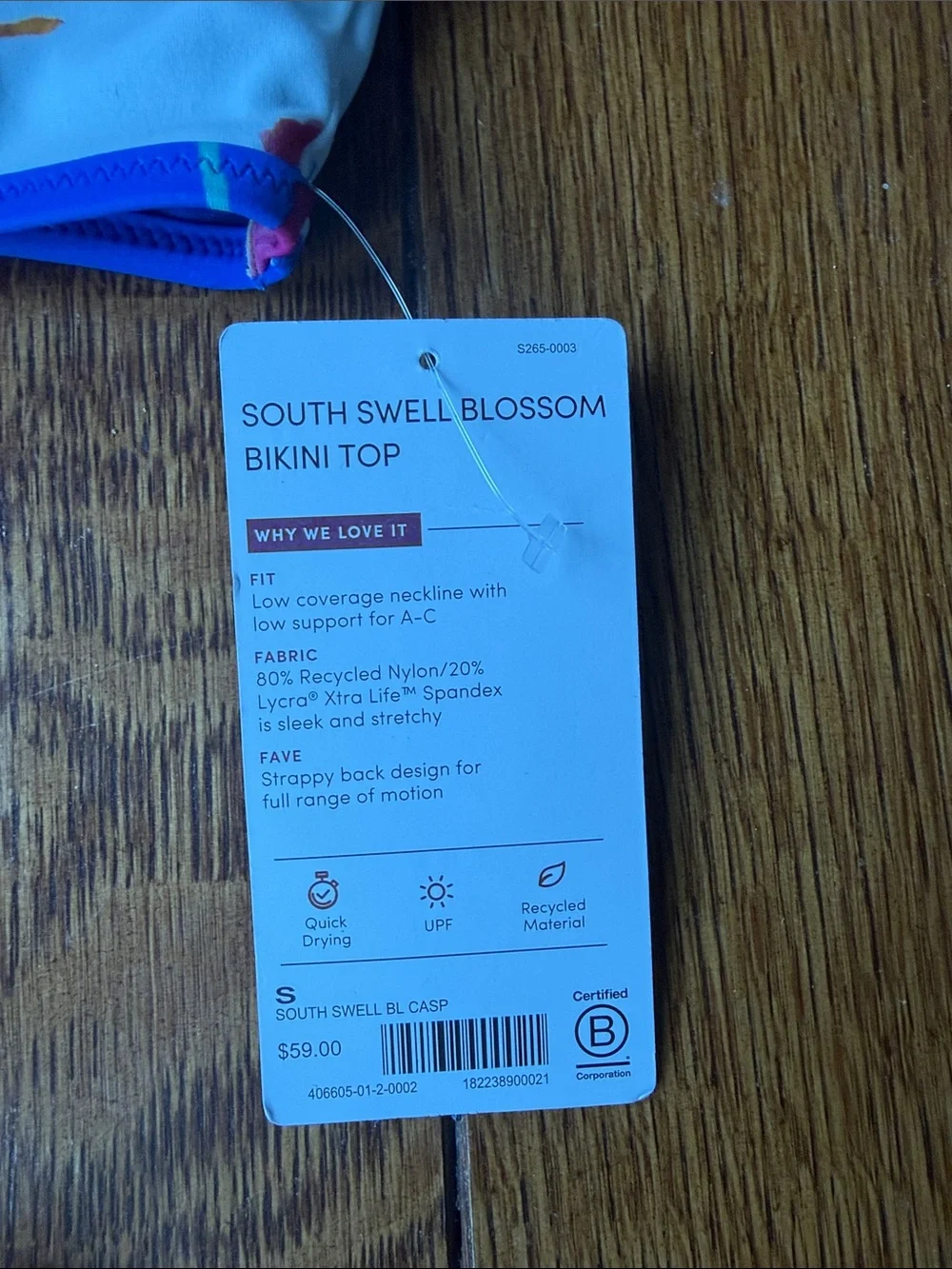 Athleta vibrant blue