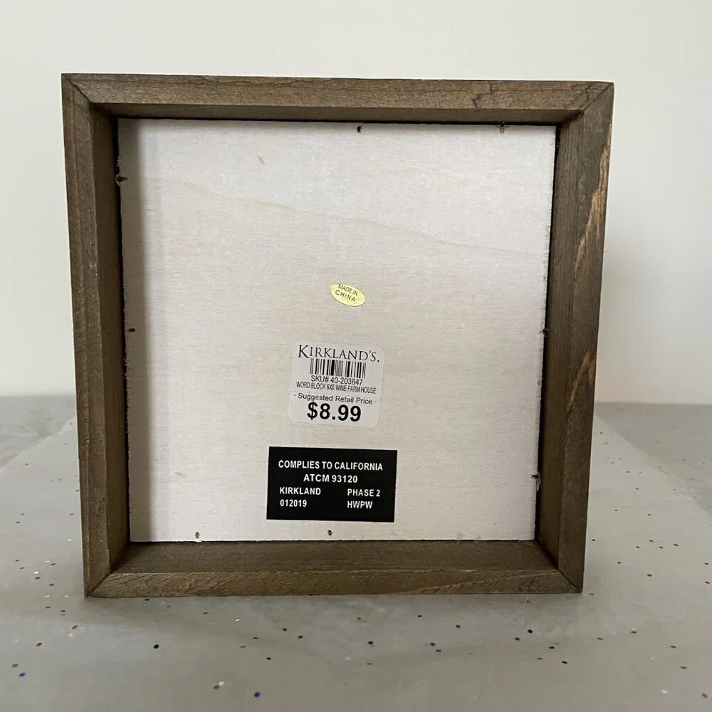 Kirklands nwt wood