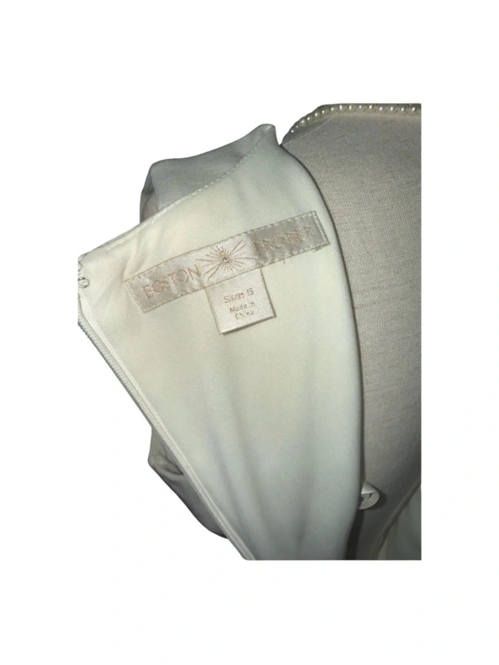 Boston Proper cream sheath