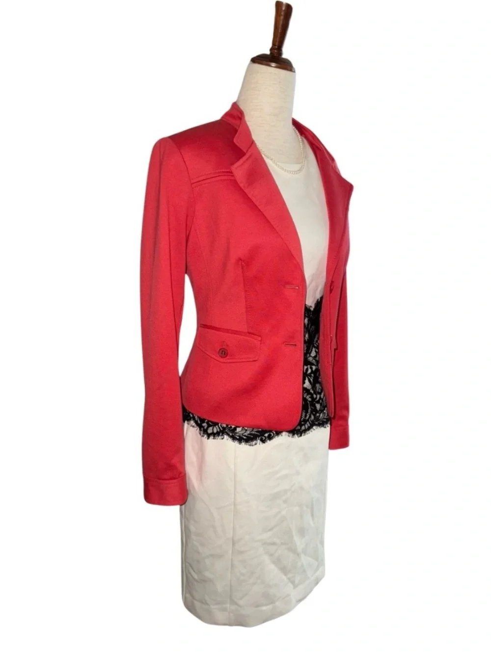 Boston Proper cream sheath