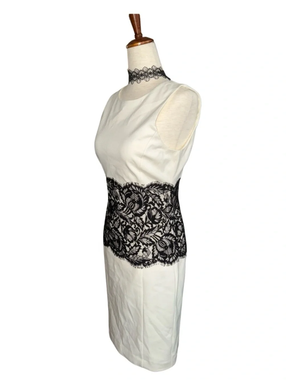 Boston Proper cream sheath