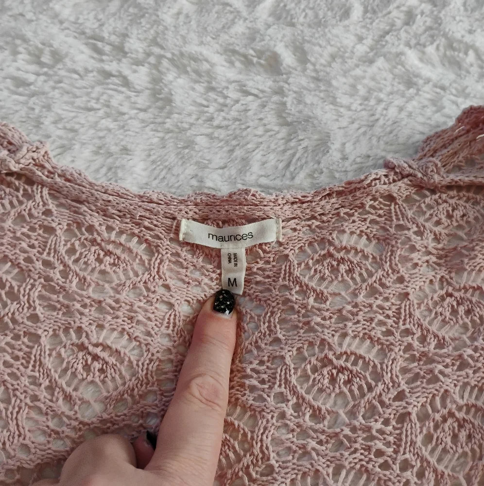 Maurices crochet knit