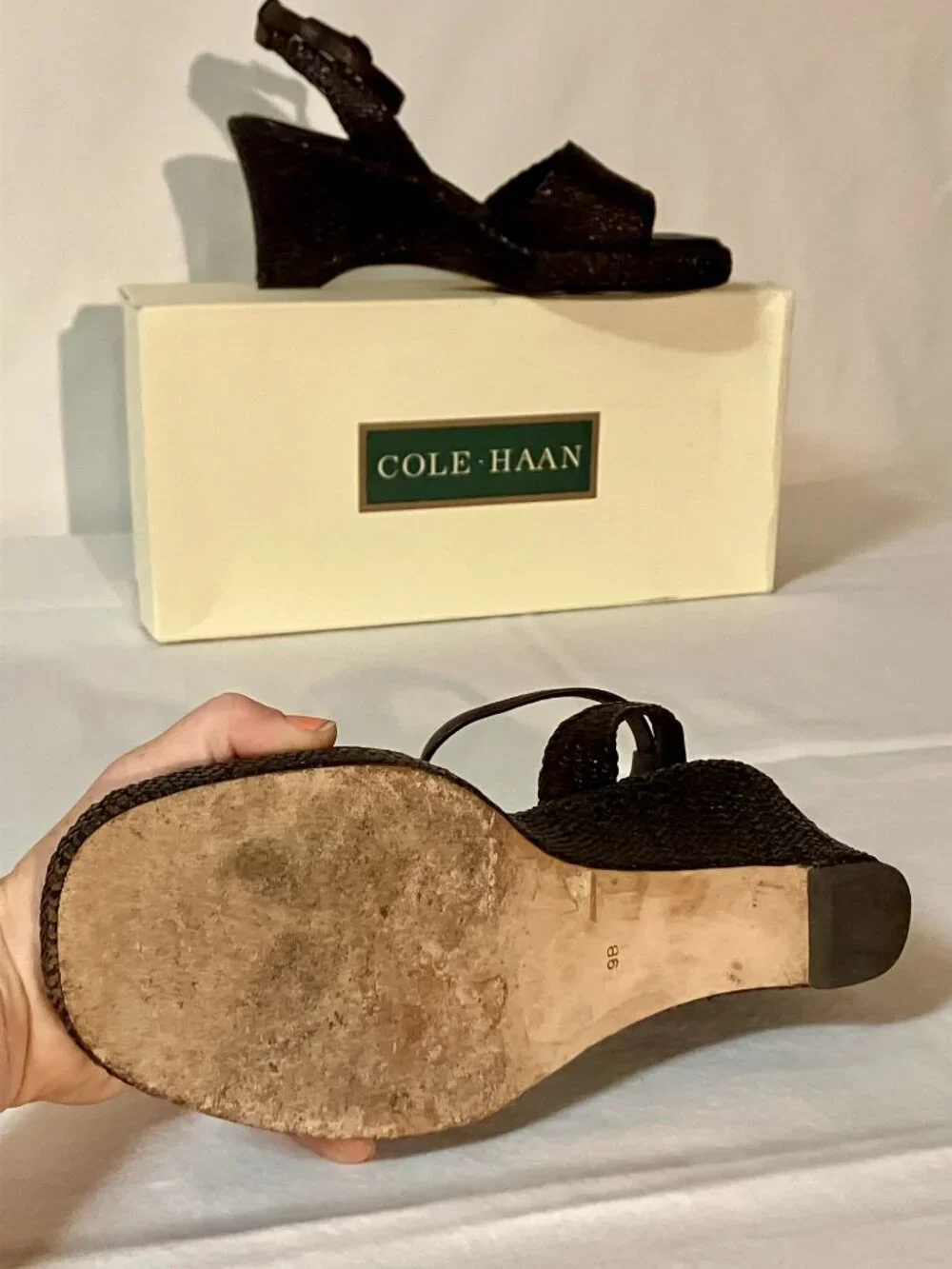 Cole Haan matching woven touched