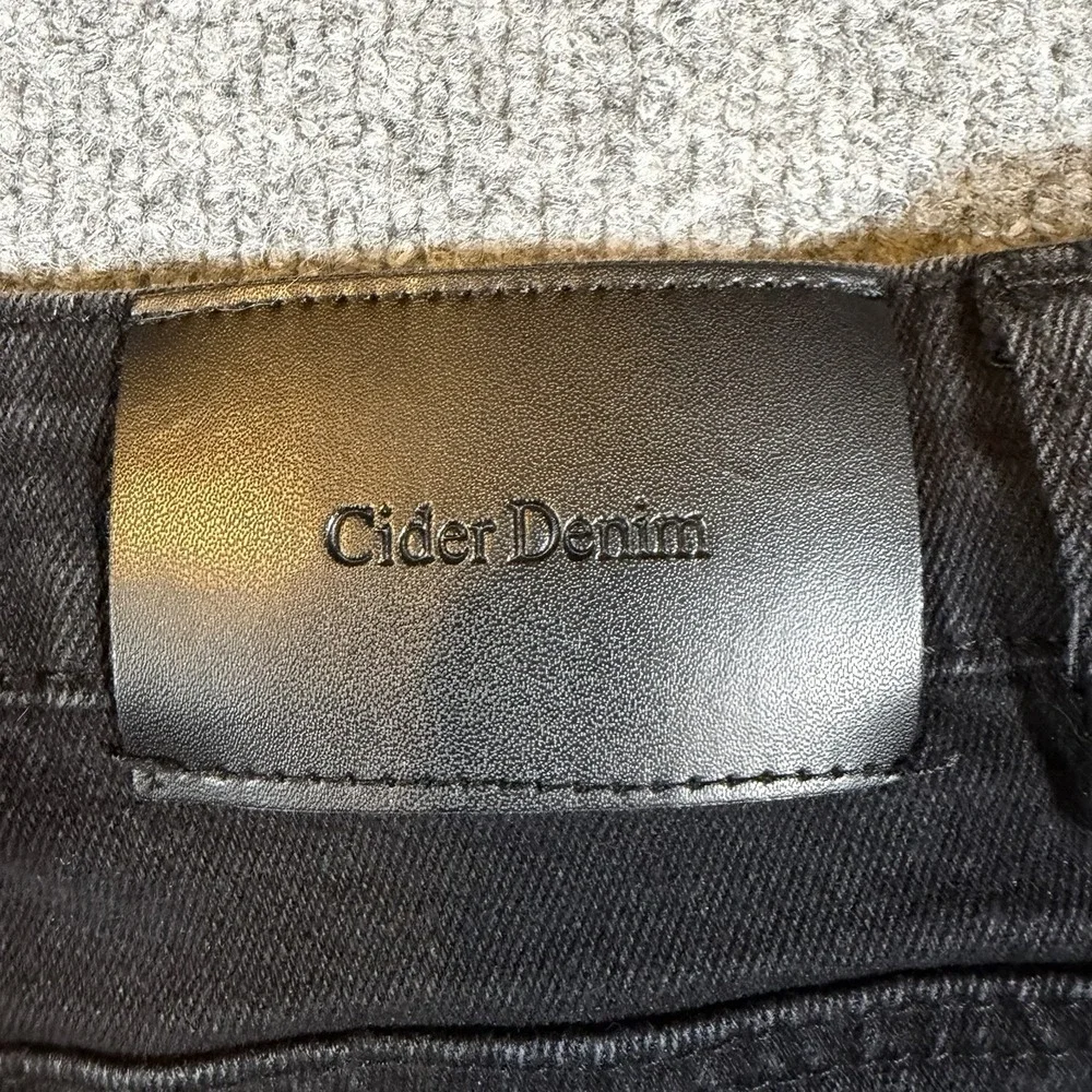 Cider Size Large Womens Black Denim Jeans High Rise Skinny‎ Jeans