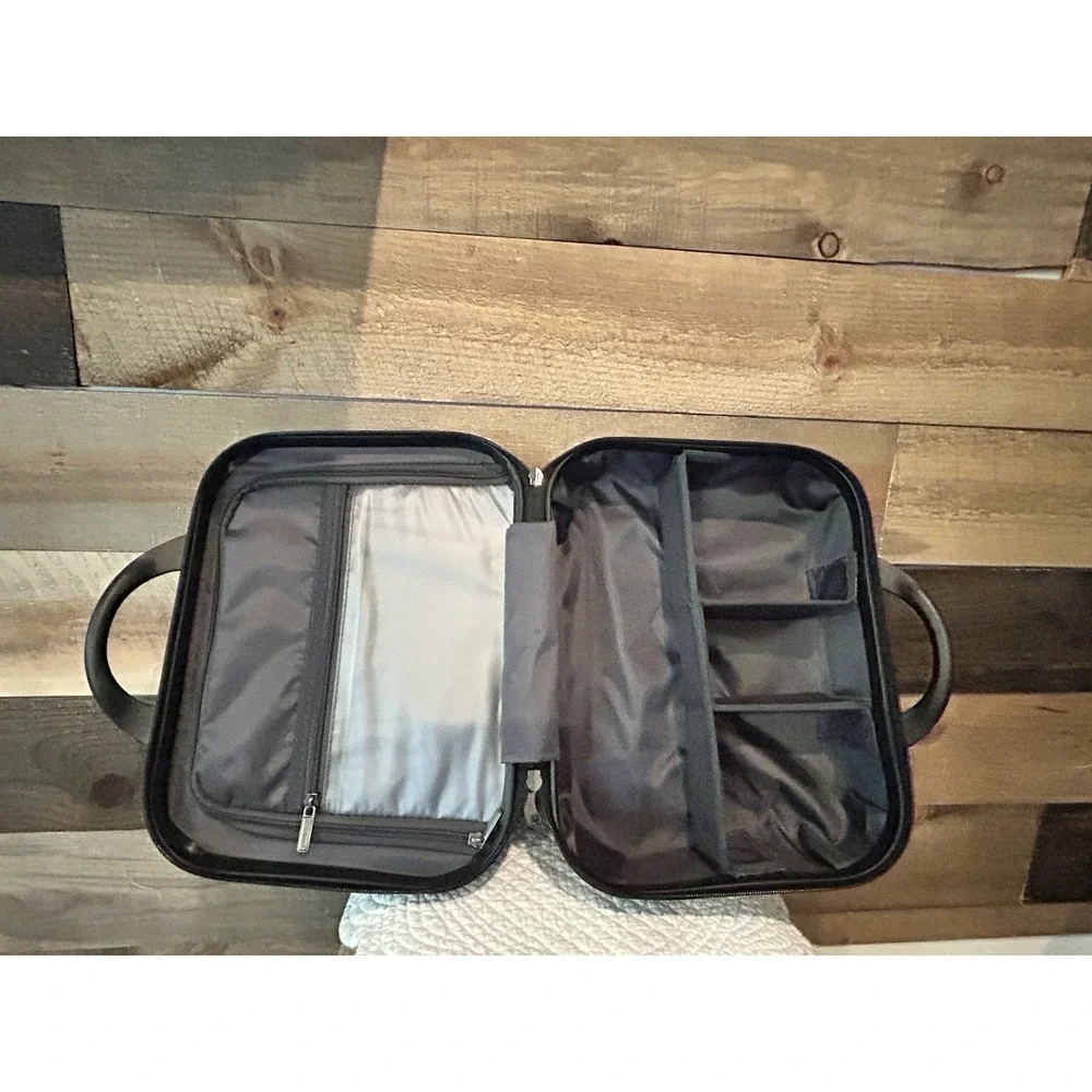 Feybaul 14-Inch Makeup Case Hardshell PC+ABS Travel Cosmetic‎ Organizer, Makeup