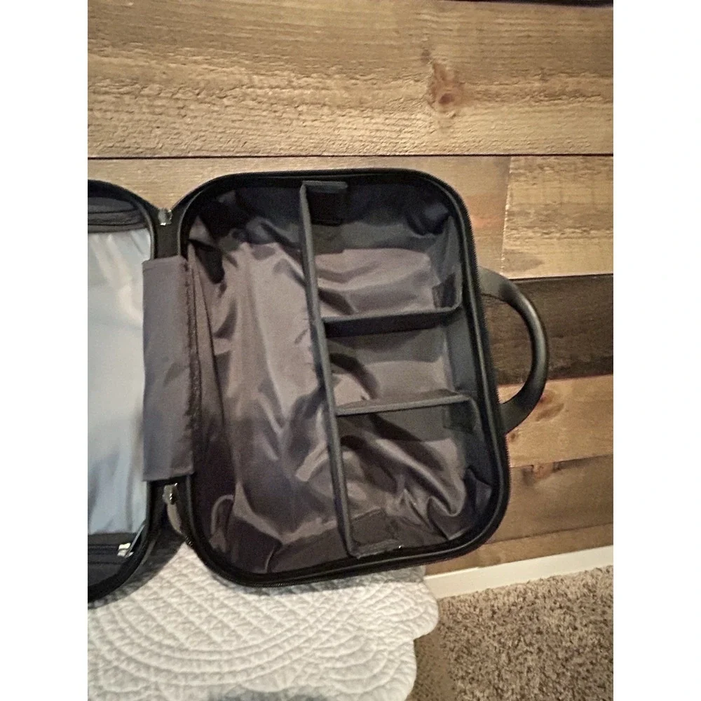 Feybaul 14-Inch Makeup Case Hardshell PC+ABS Travel Cosmetic‎ Organizer, Makeup