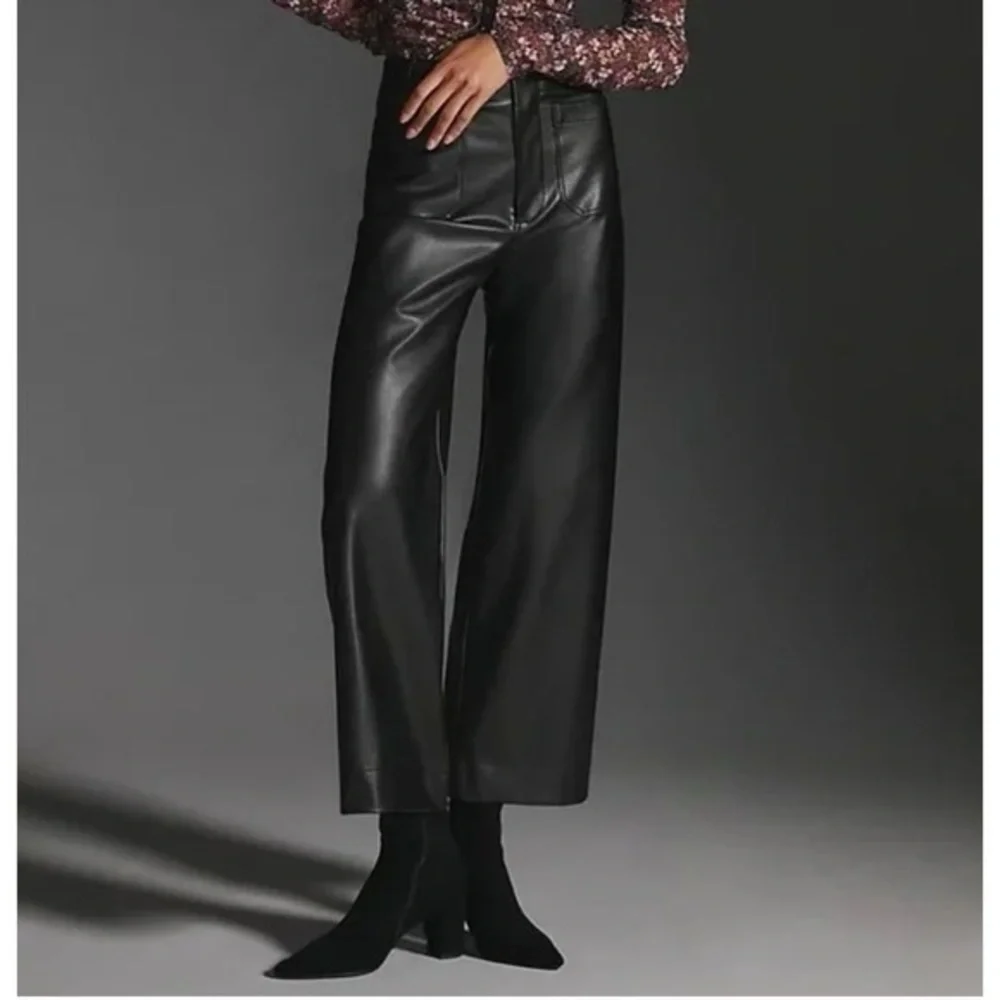 Anthropologie Maeve Colette faux leather pants