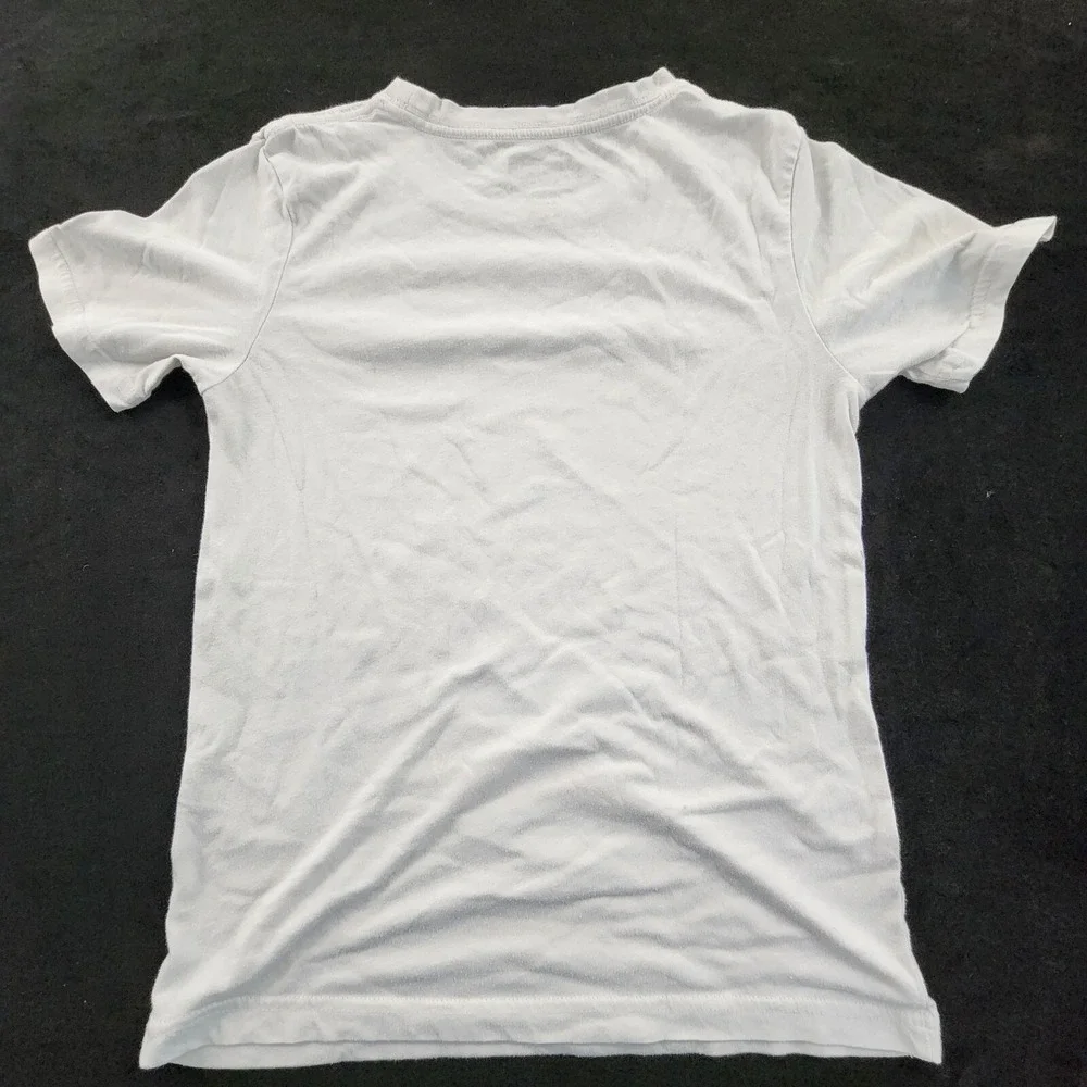 Converse All Star White Short Sleeve Cotton T-Shirt Youth M