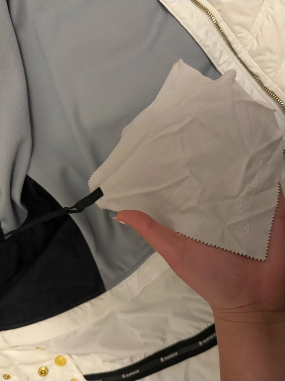 Sunice cream quilted