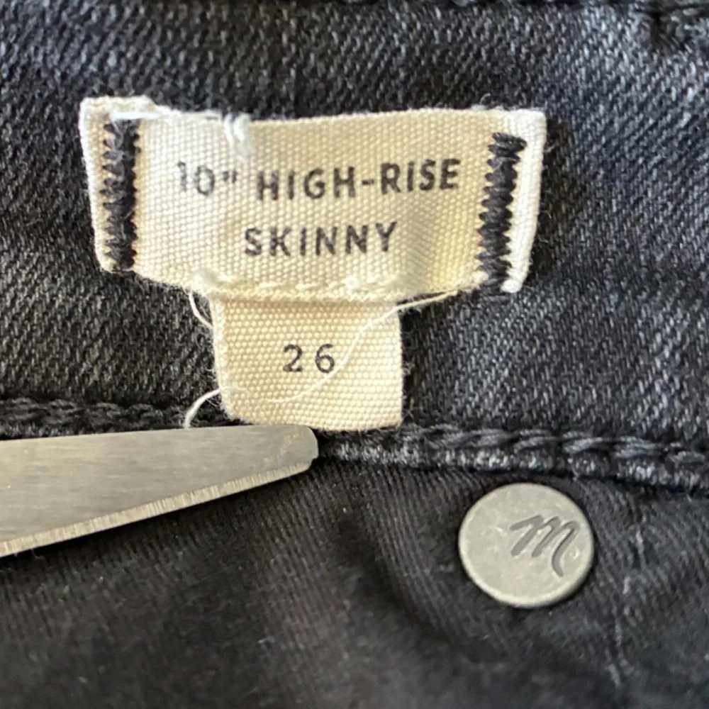 Madewell Black High-Rise Skinny Jeans Size 26
