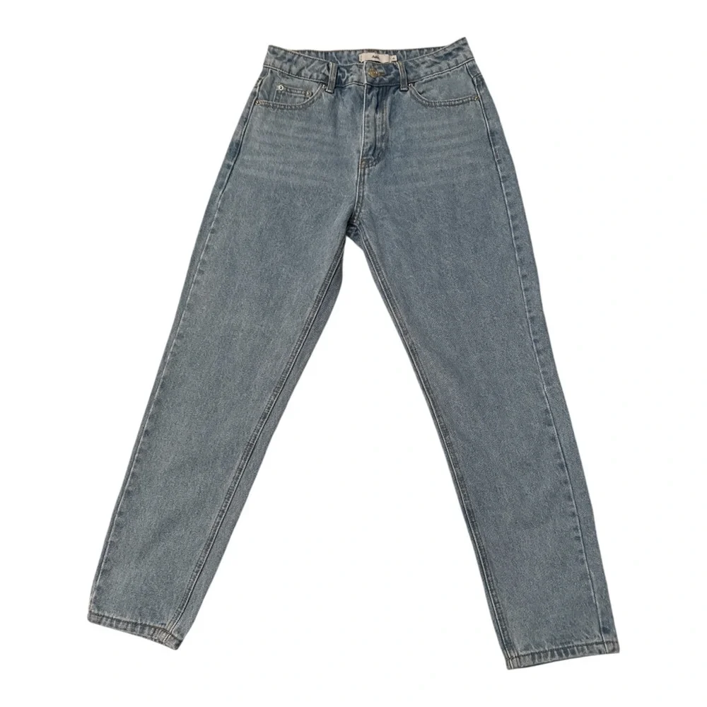Adika High Rise Blue‎ Denim Jeans Women's Size S 100% Cotton Zipper Fly Casual