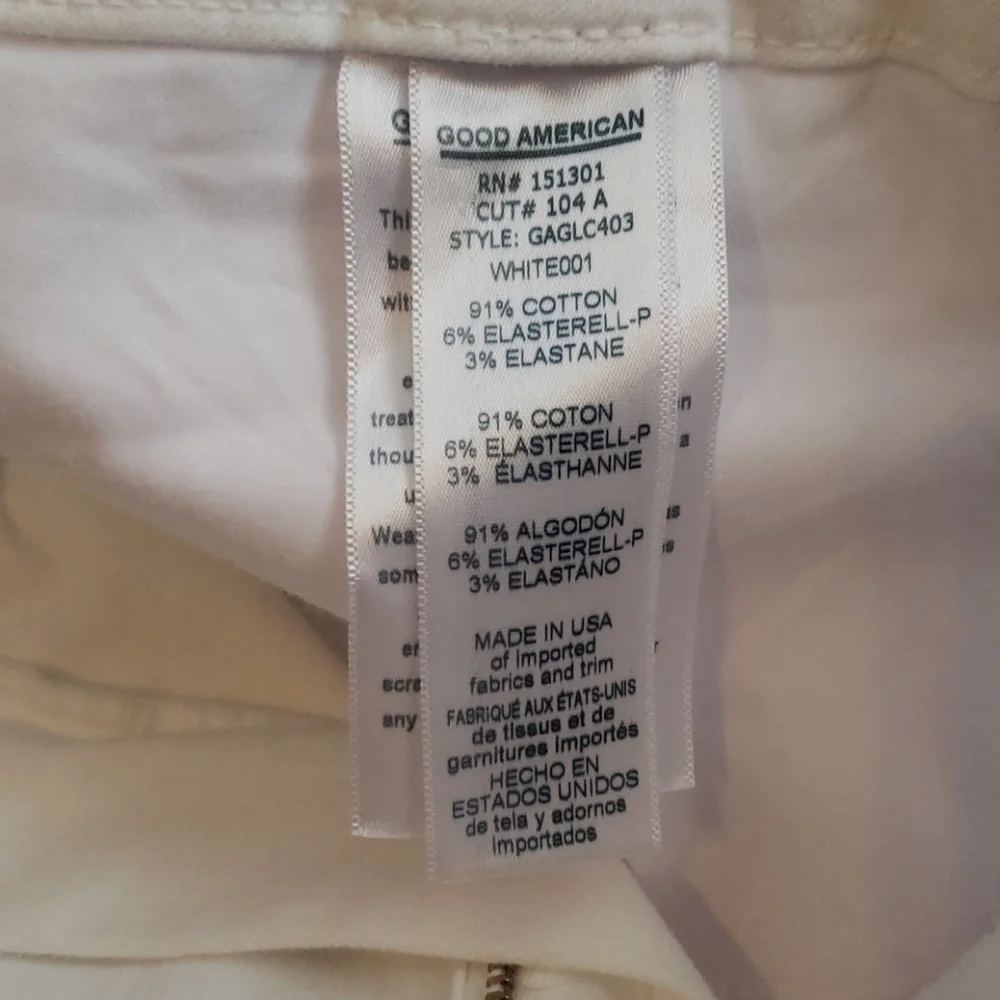 Good American Good Legs Crop NWOT!!