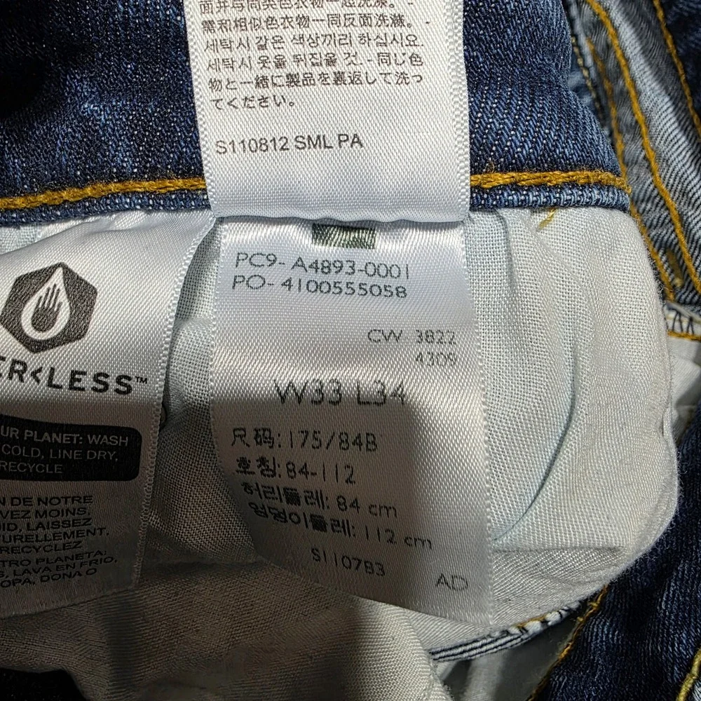 Levi's Noughties Bootcut Womens 33 Blue Jeans Y2K Low Rise Flap Pocket Denim