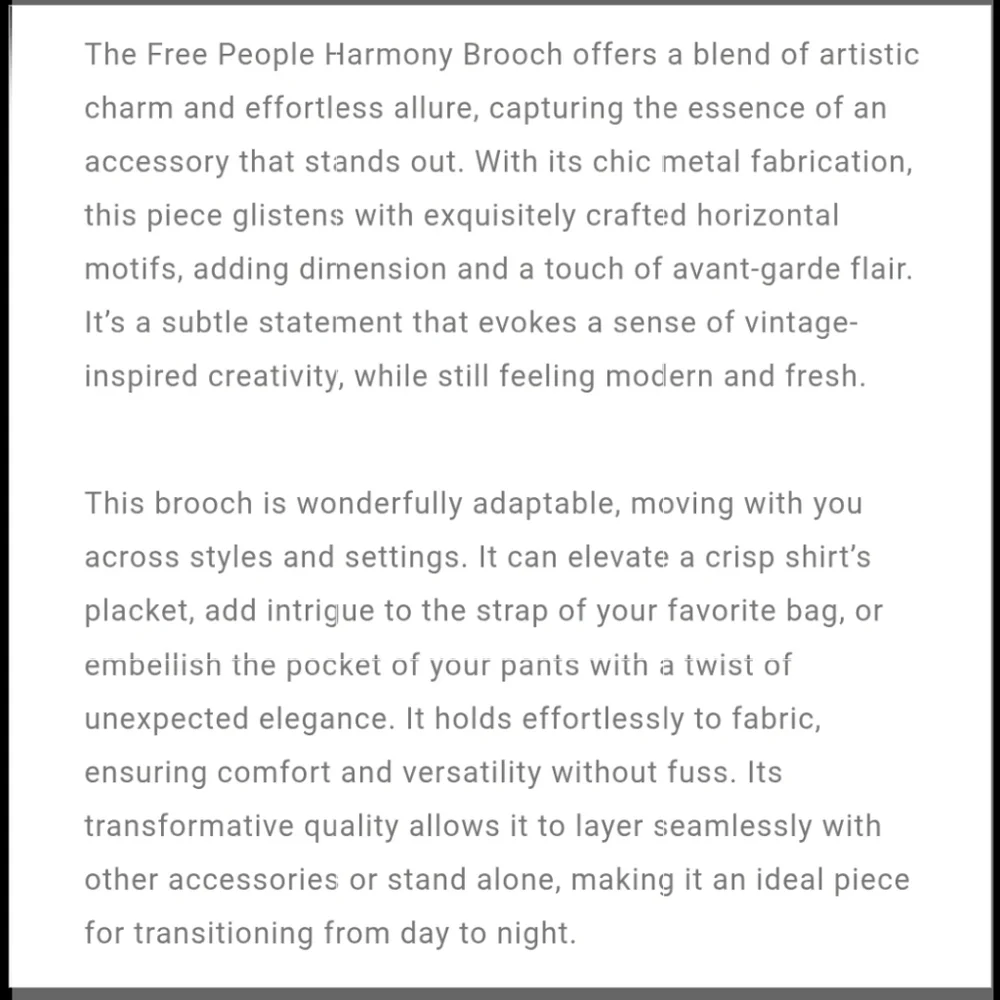 Free People free people