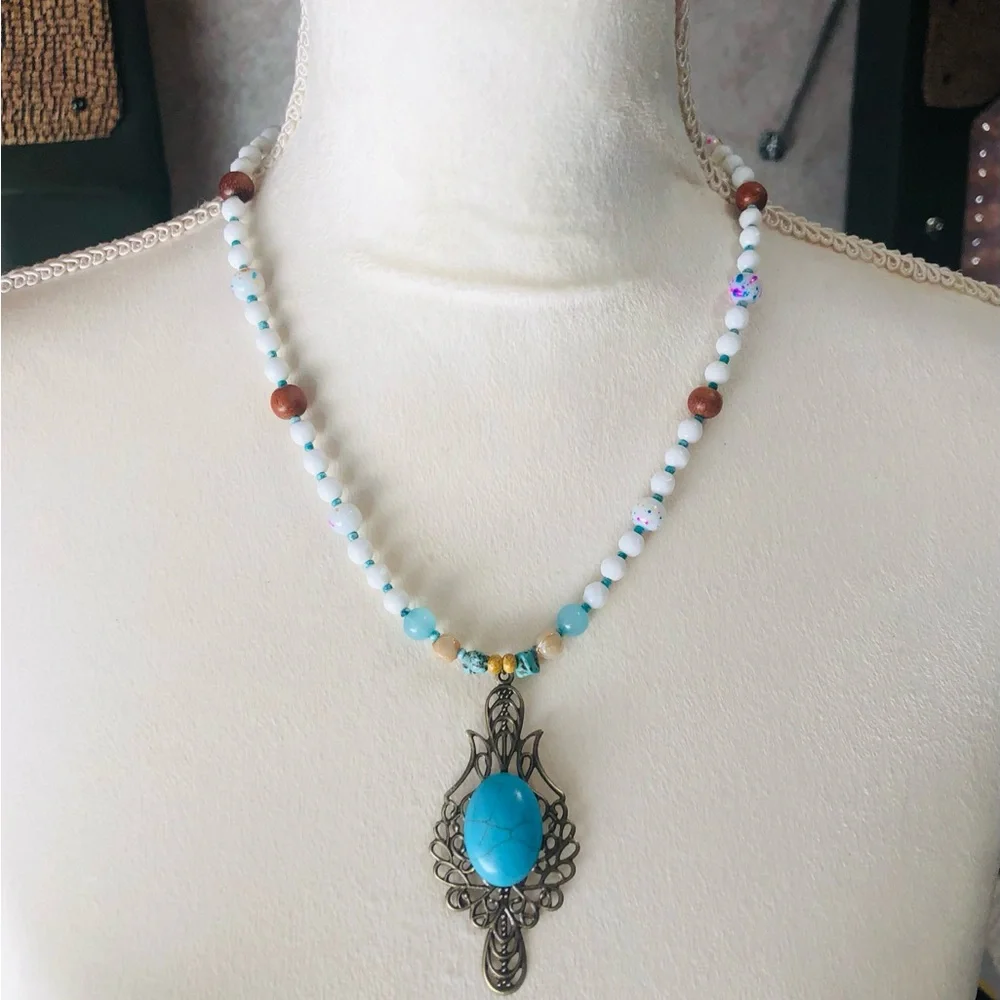 Hand Crafted handcrafted howlite