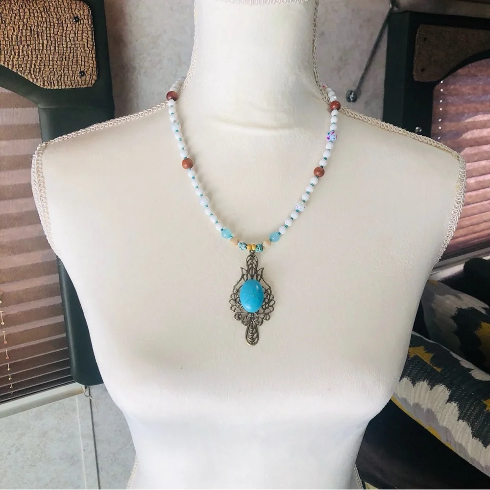 Hand Crafted handcrafted howlite