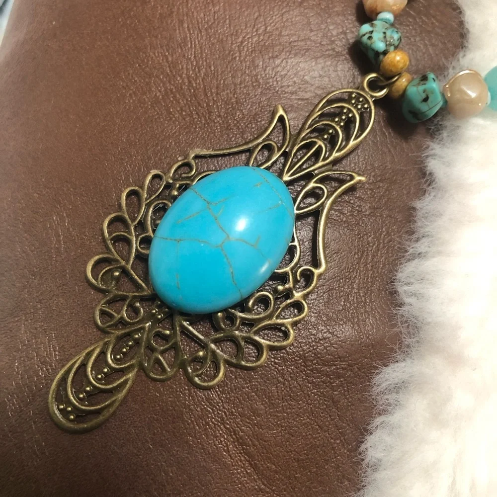 Hand Crafted handcrafted howlite