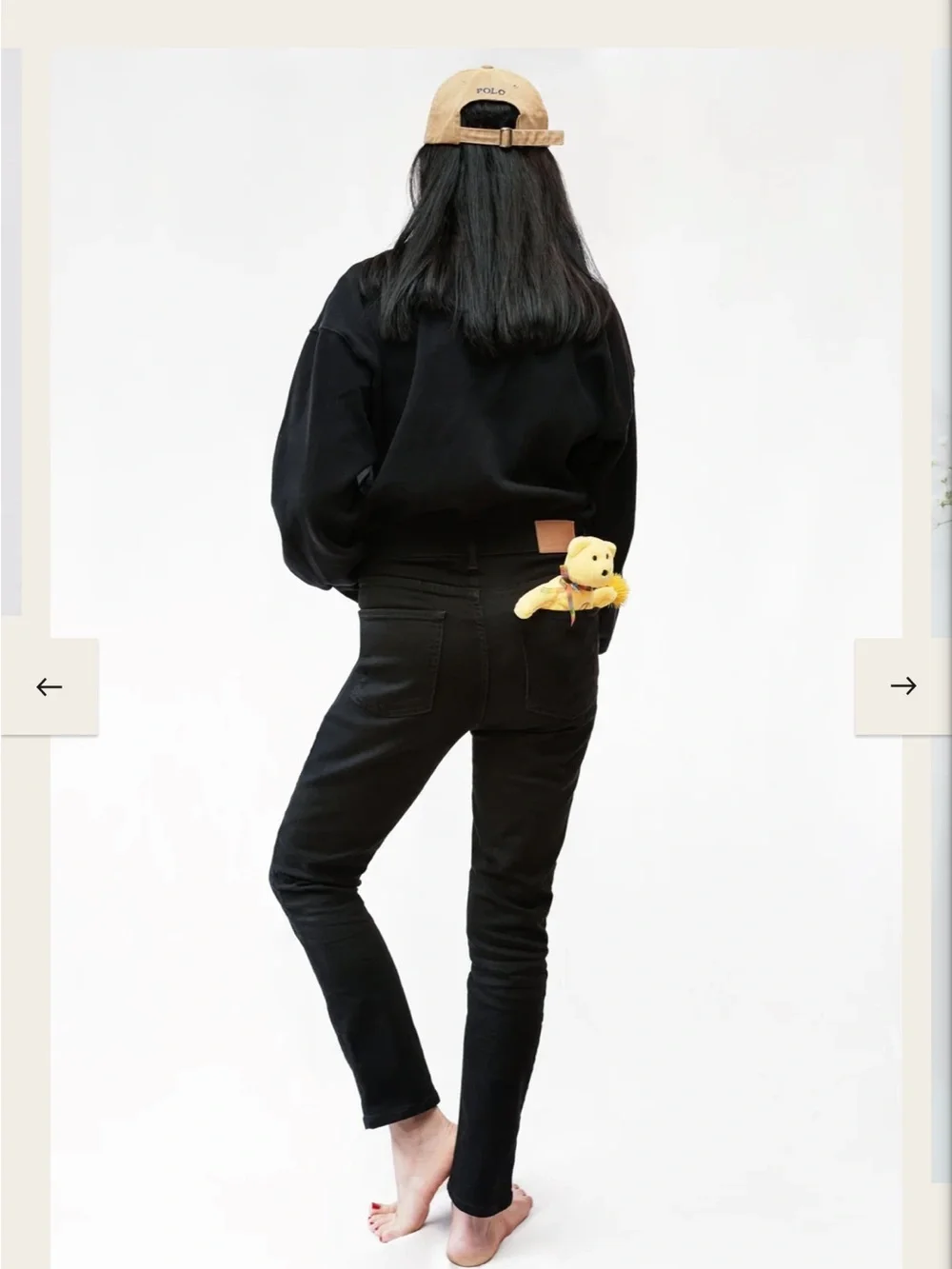 Ginger + Dandelion Black The Slim Women’s Jeans