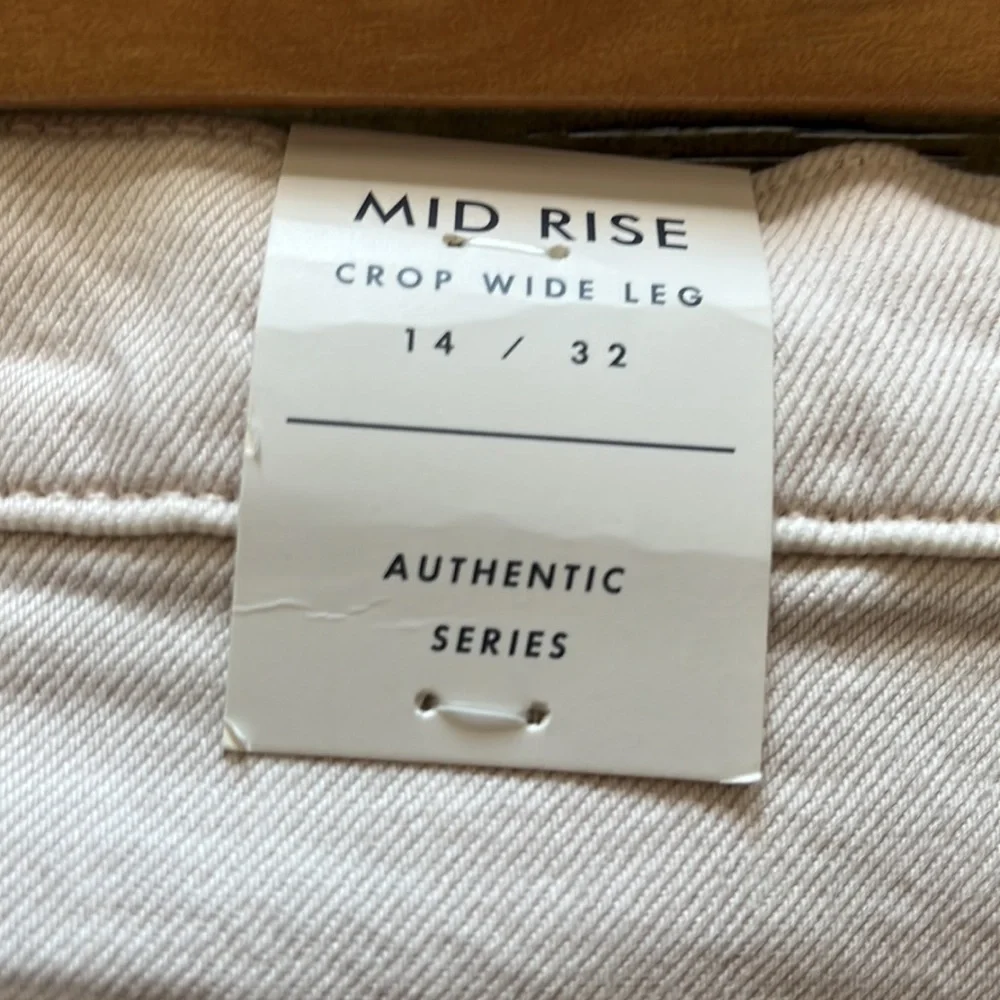 Lucky Brand Mid-Rise Crop Wide Leg NEW