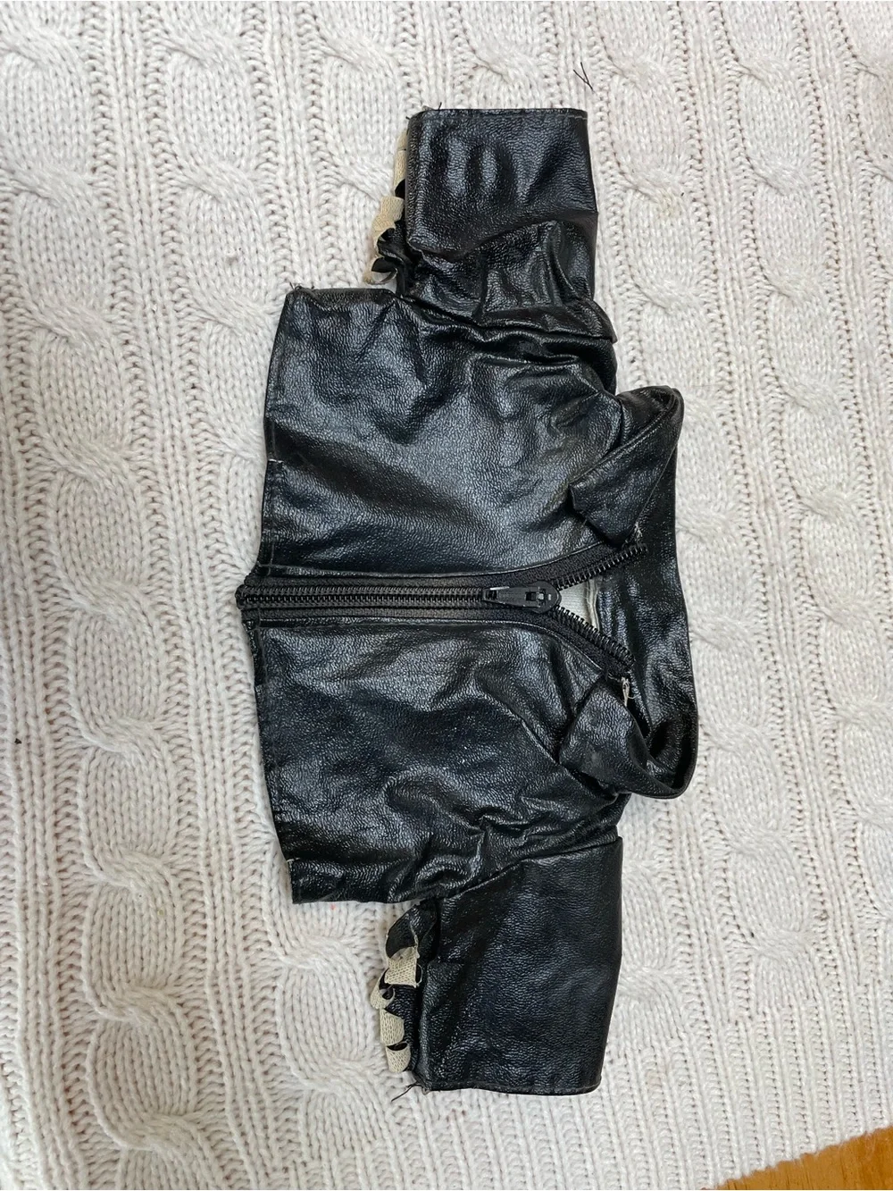 Harley-Davidson black faux