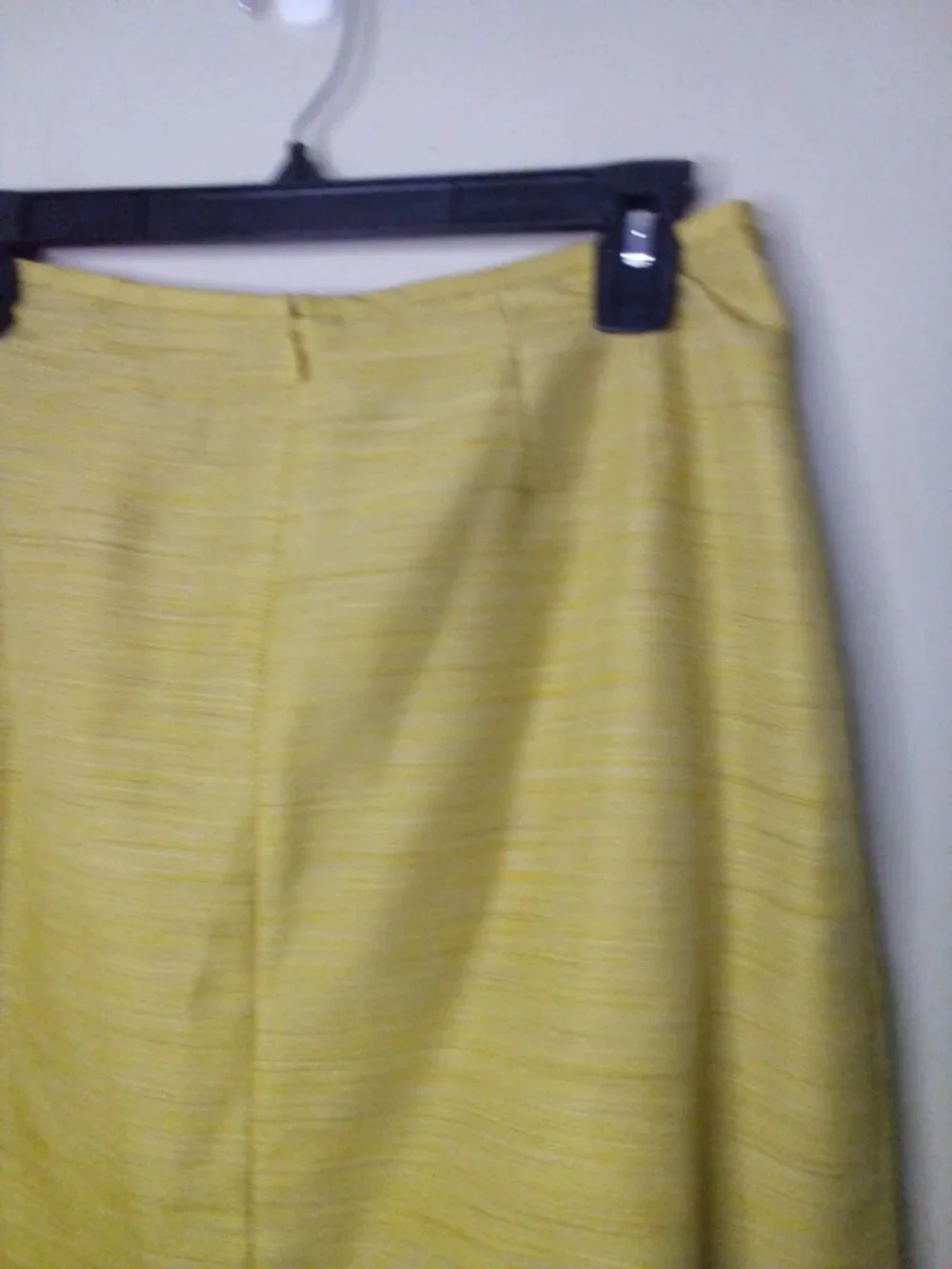 Kasper Skirt Women 8 Straight Classic Career Yellow