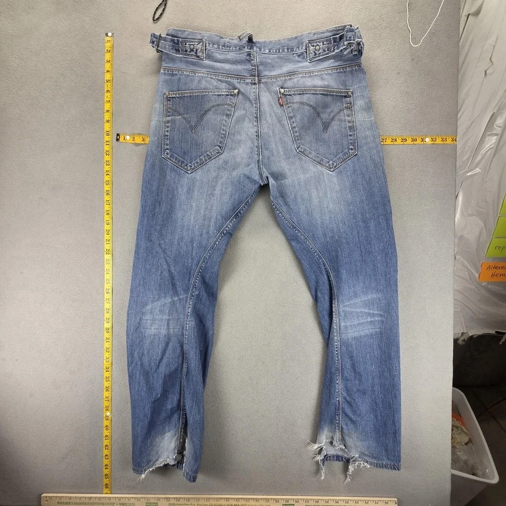 Vintage Levis Engineered Jeans‎ Mens Blue Buckle Back Twisted Fits 36x31