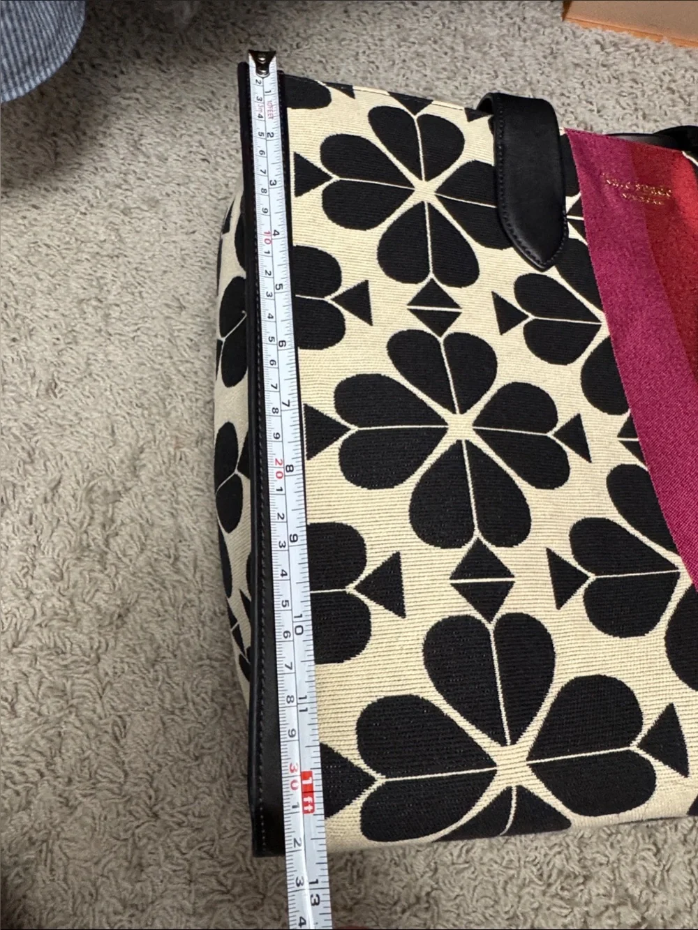 kate spade trim floral handles