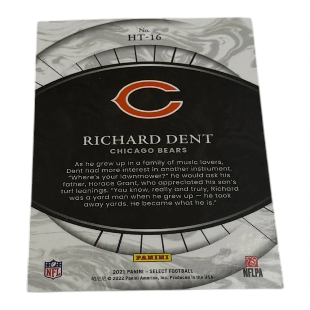 2021 Panini Select Richard Dent Hidden Talents Silver Prizm HT-16 Chicago Bears