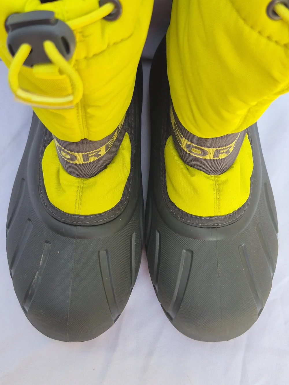 SOREL Commander Kids Snow Boots Waterproof Neon UNISEX Removable Liner Size 3
