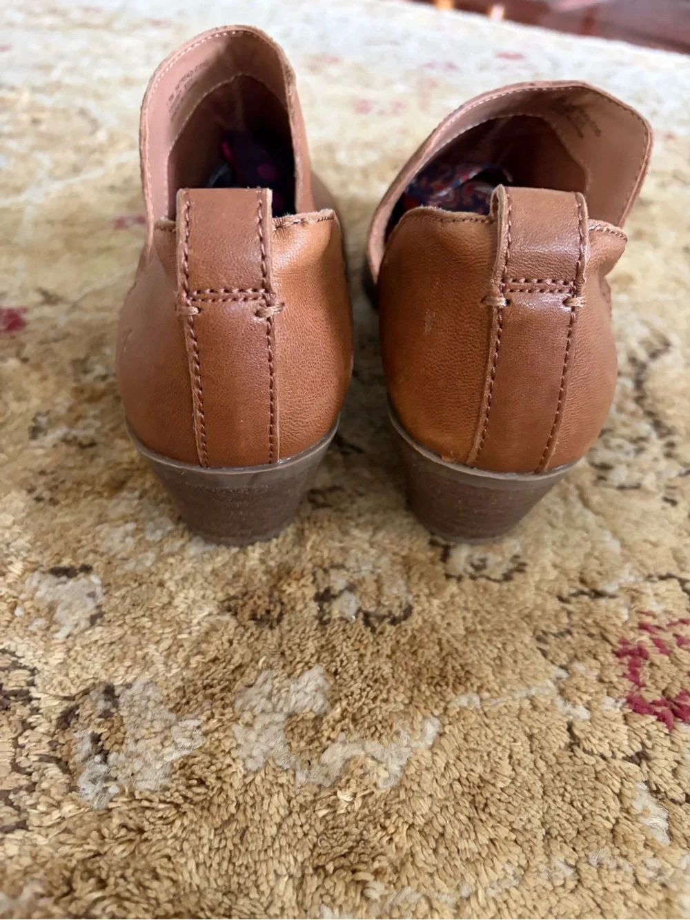 Frye distress toes