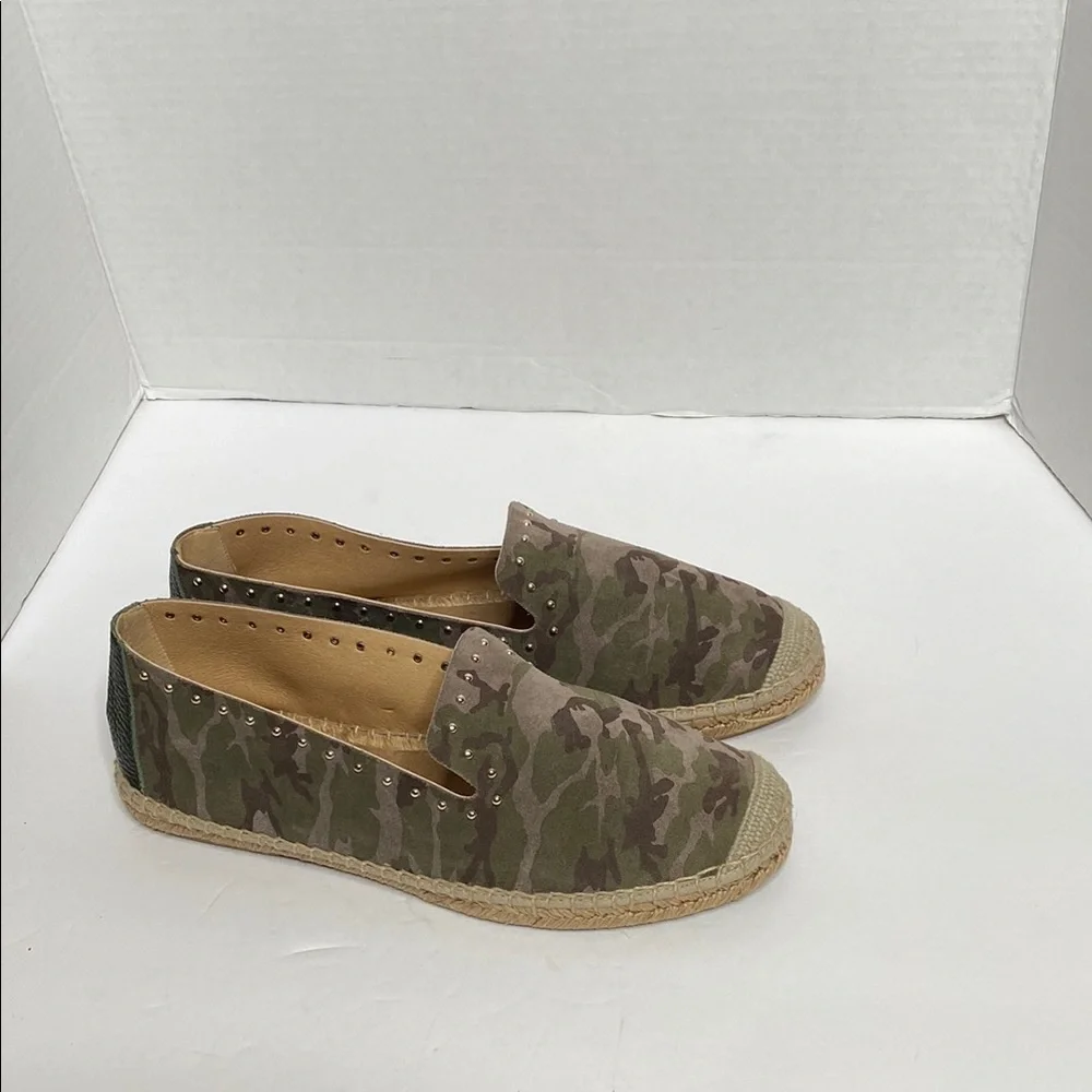 Maypol Camouflage Espadrille Flats Size 10