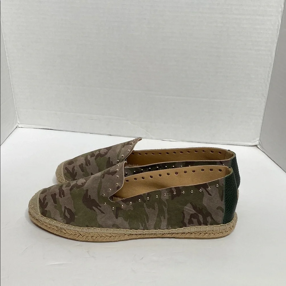 Maypol Camouflage Espadrille Flats Size 10