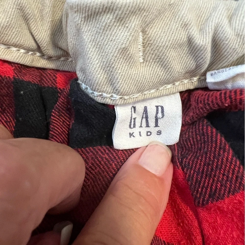 GAP kids flannel