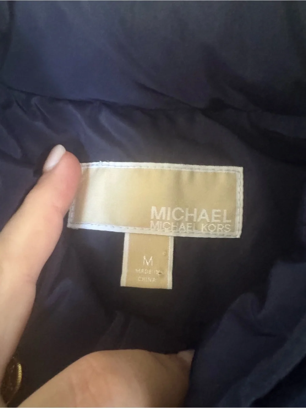 Michael Kors sleeveless quilted