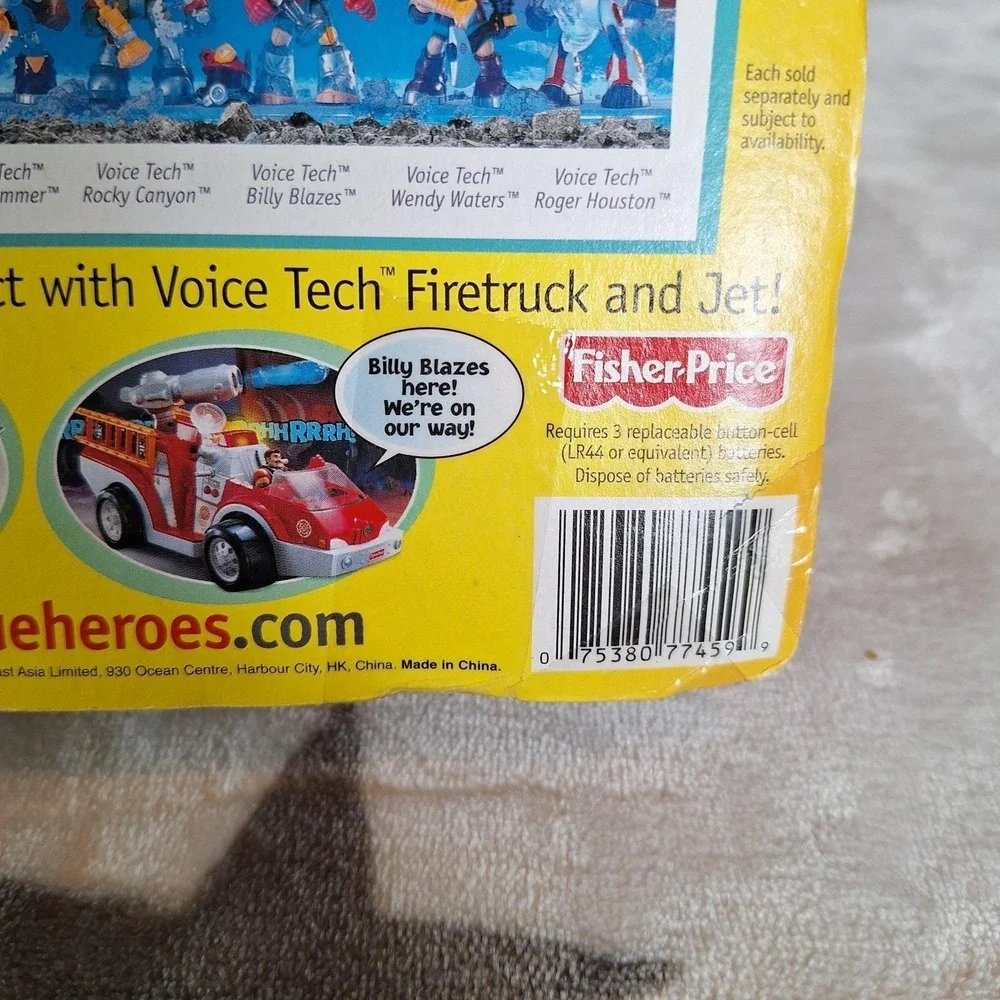 Fisher Price Rescue Heroes Voice Tech Jake Justice With Talking Mission Card