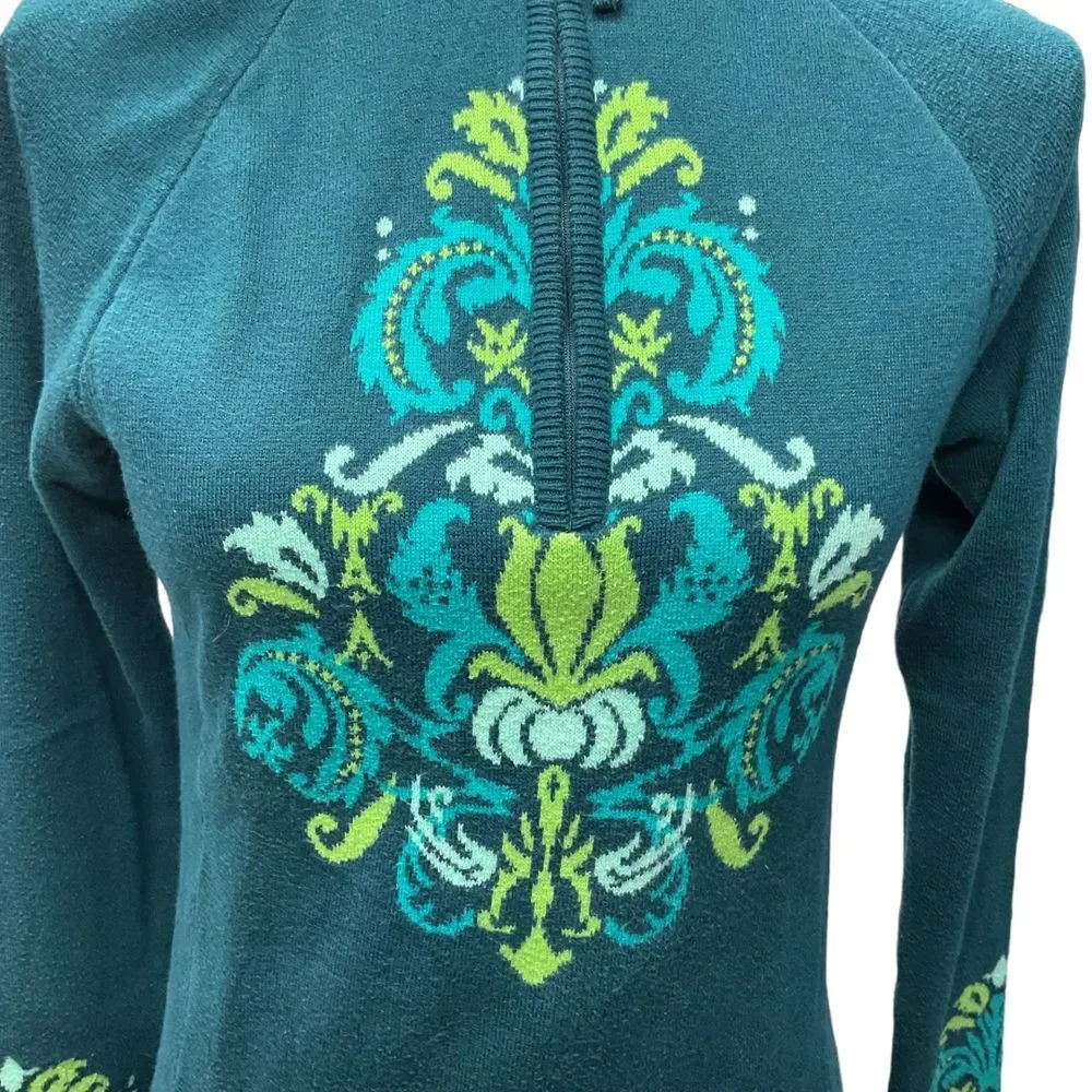 Athleta zip floral