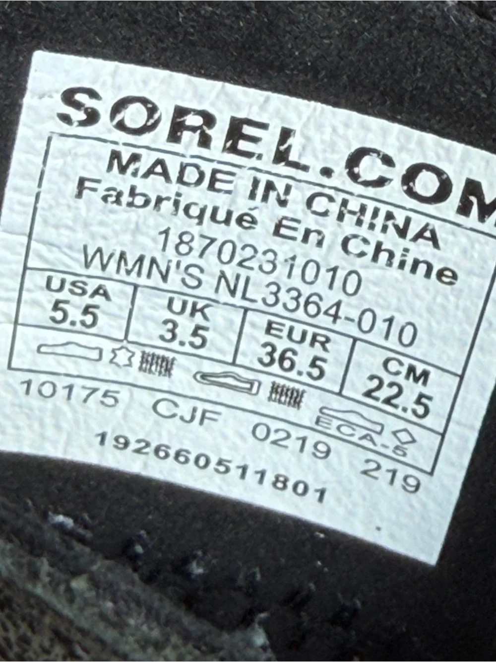 Sorel pictures black