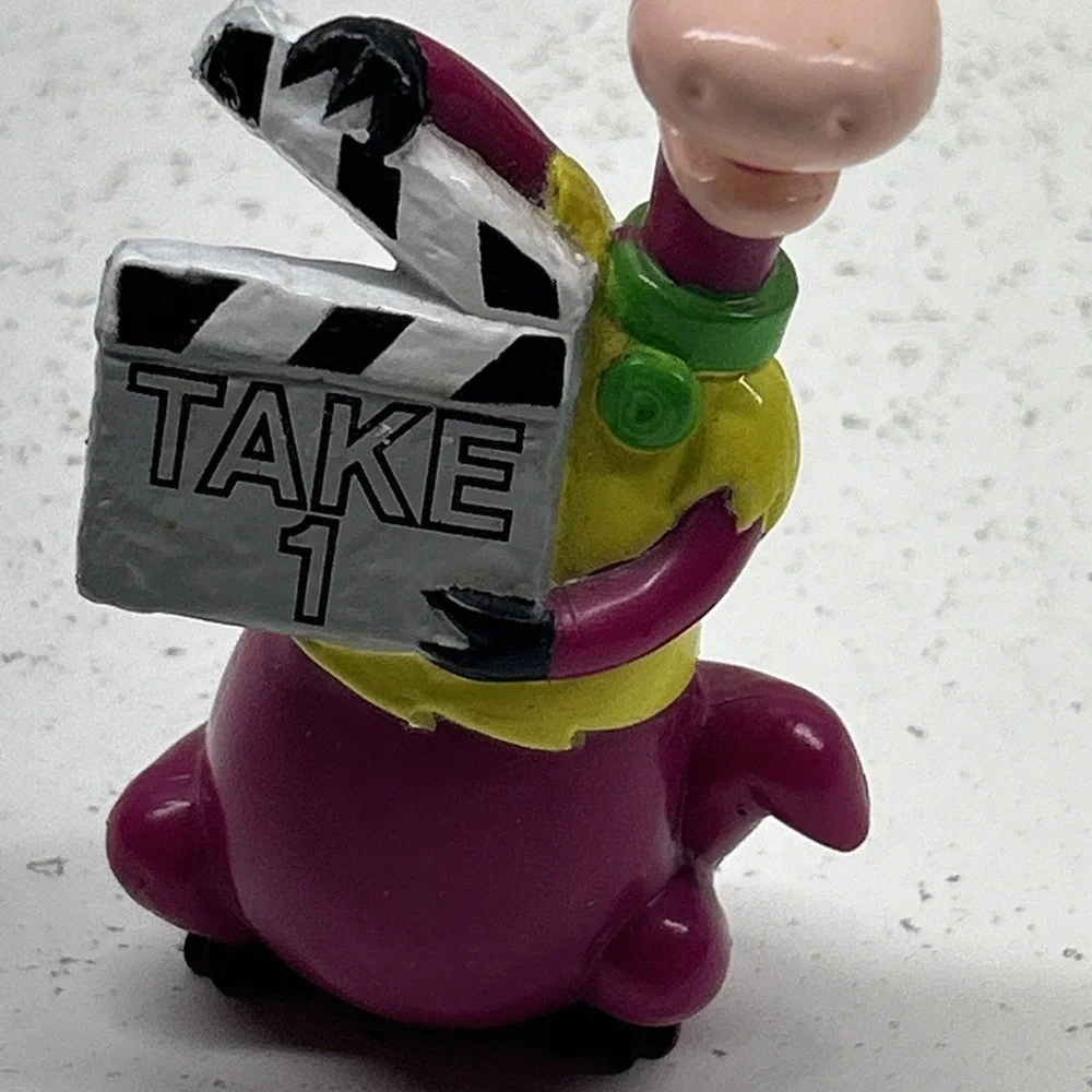 Vintage FLINTSTONES DINO FIGURE HANNA BARBERA 1992 TAKE 1 MOVIE 4
