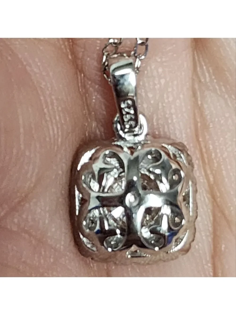 None silver necklace