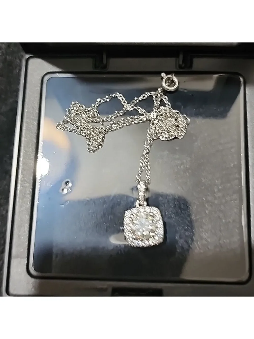 None silver necklace
