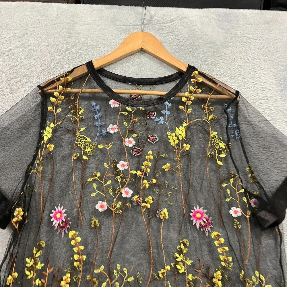 SHEIN floral embroidery