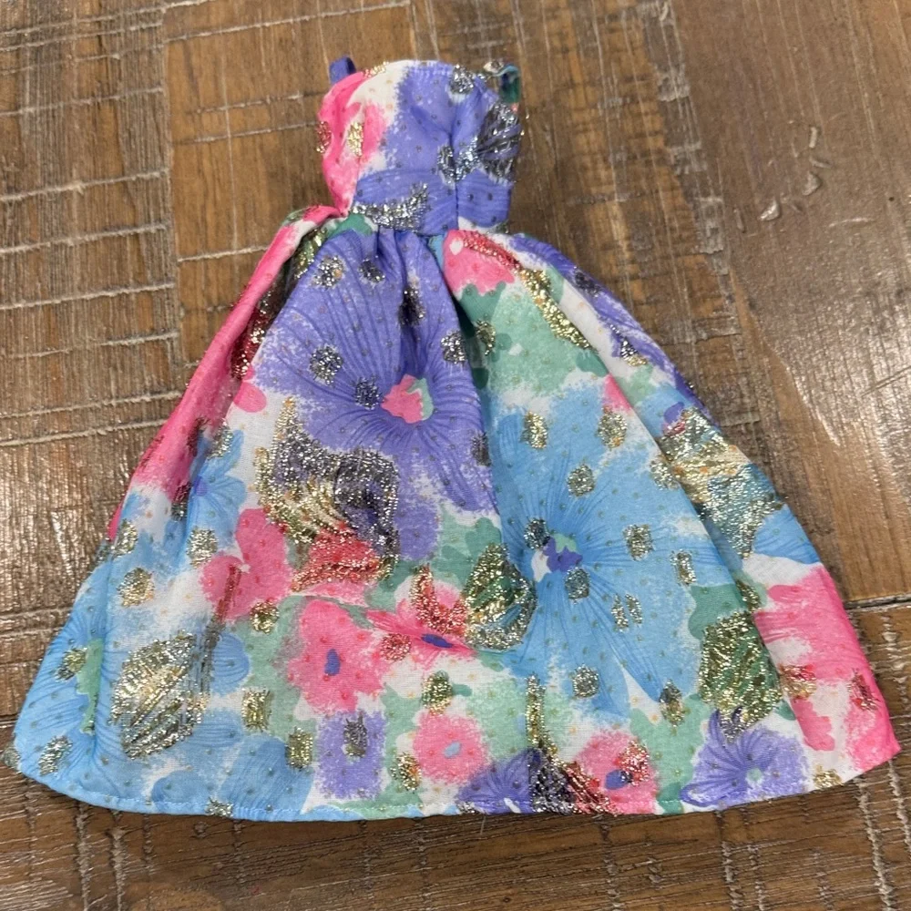 Lucky‎ Brand Glittery Floral Barbie  Doll Dress