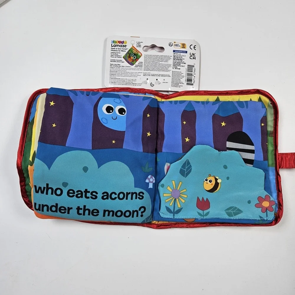 Lamaze Peek-A-Boo Forest Cloth‎ Book Baby Soft Sensory Development Activity Toy