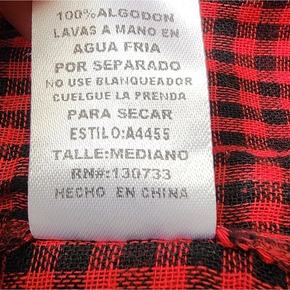 Umgee red plaid