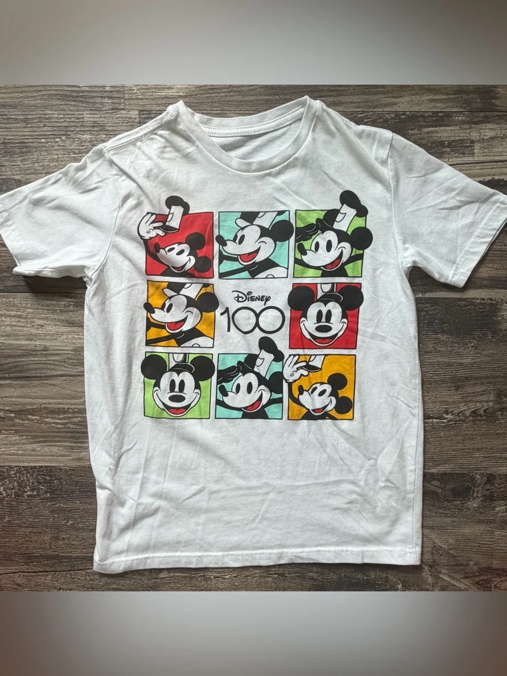 Lot of 3 Disney Mickey Mouse graphic print short sleeve t-shirts boys L 10-12