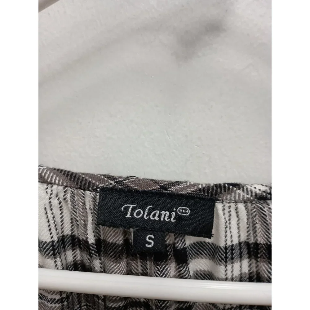 Tolani lightweight plaid